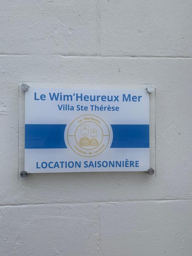 Le Wim'Heureux Mer. Villa Sainte thérèse Wimereux Esterno foto
